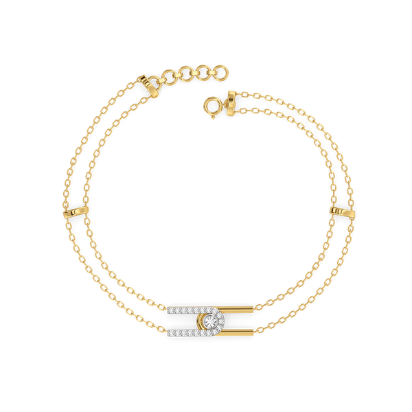 Linked For Life – Lab Grown Diamond Bracelet Online - Lukson