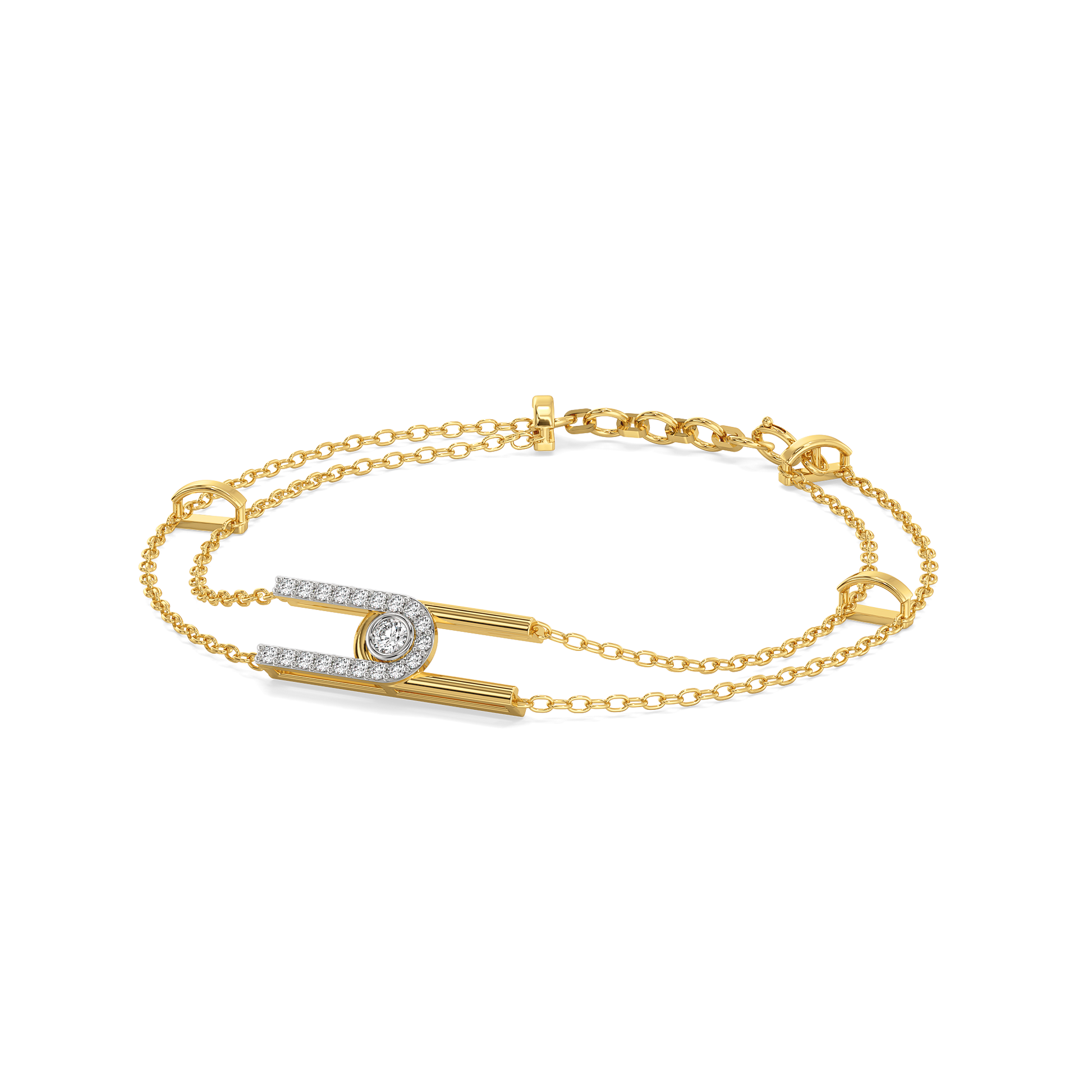 Linked For Life – Lab Diamond Bracelet