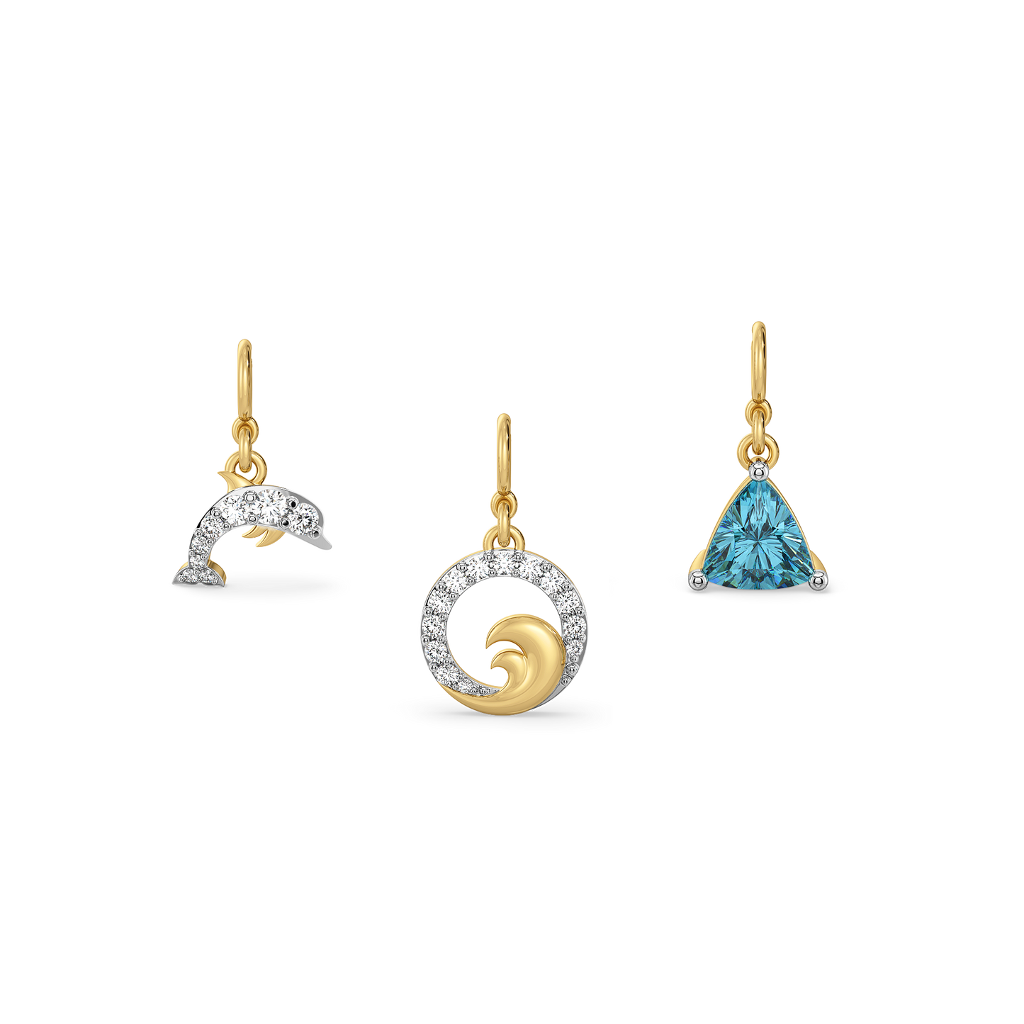 Tidal Trinkets - Lab Diamond Sea Charms