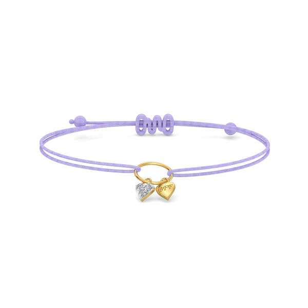 Purple Promise – Lab Diamond BFF Bracelet