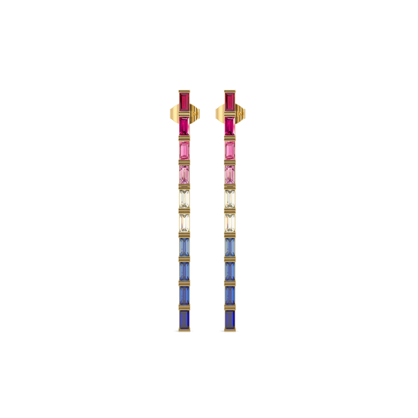 Colourburst - Lab Diamond Drop Earrings