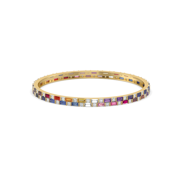 Colour Glitch - Lab Diamond Bangle