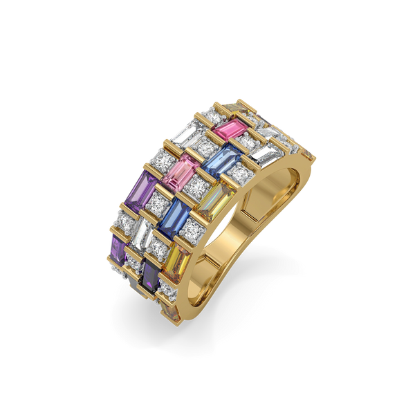 Colour Glitch - Lab Diamond Ring