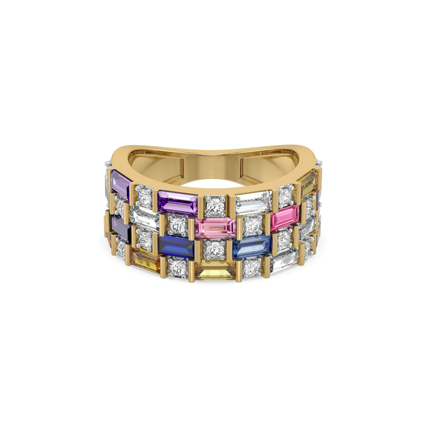 Colour Glitch - Lab Diamond Ring
