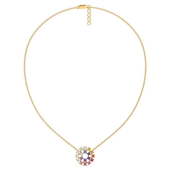 Chromatic Loop - Lab Diamond Necklace
