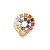 Chromatic Loop - Lab Diamond Ring
