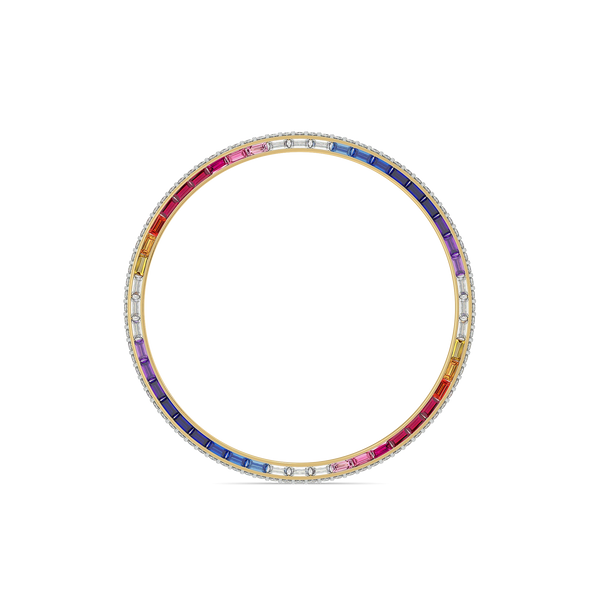 Offbeat Edge - Lab Diamond Bangle