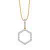 Offbeat Edge - Lab Diamond Pendant