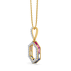 Offbeat Edge - Lab Diamond Pendant
