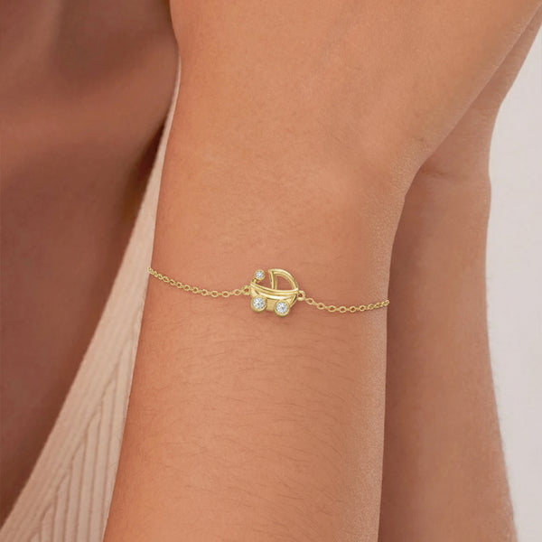 Cradle Glow - Lab Grown Diamond Bracelet for Women - Lukson