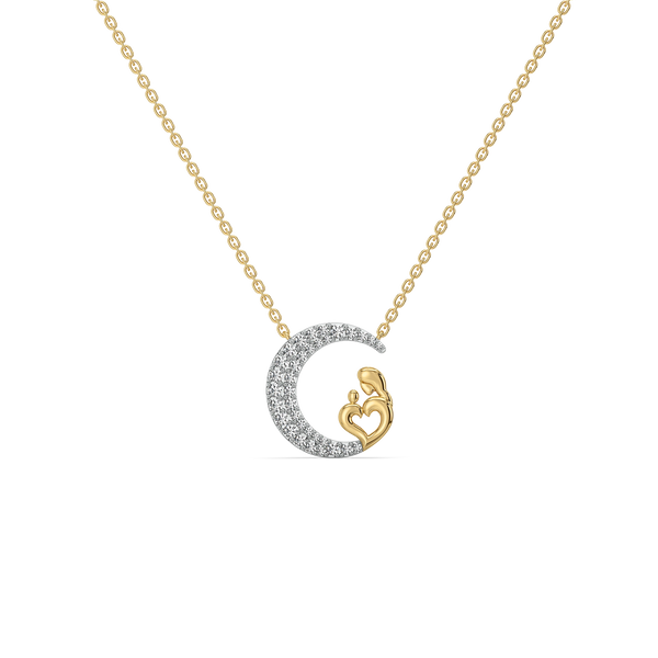 Mother Moon - Lab Grown Diamond Necklace