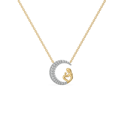 Mother Moon - Lab Diamond Necklace