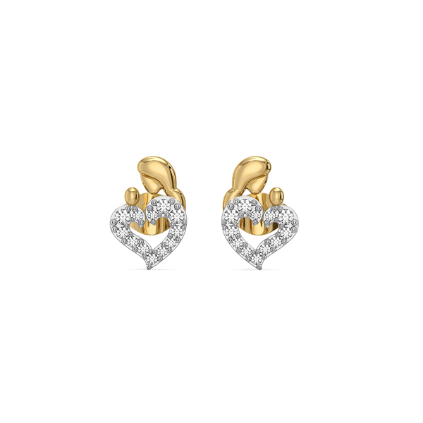 Lukson Mother Moon lab grown diamond studs