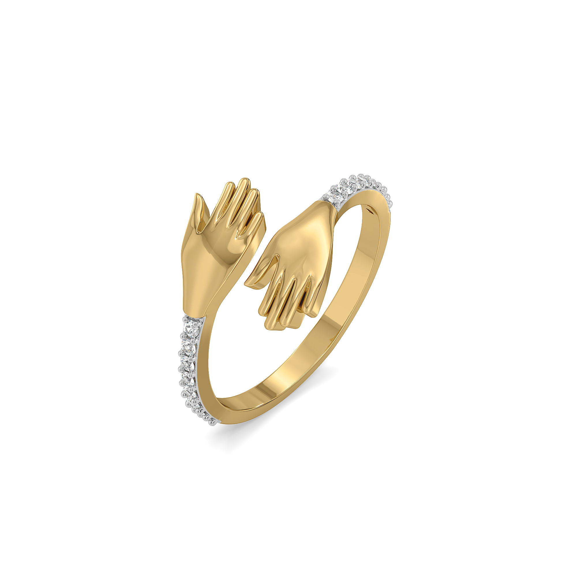 Holding You - Lab Diamond Ring