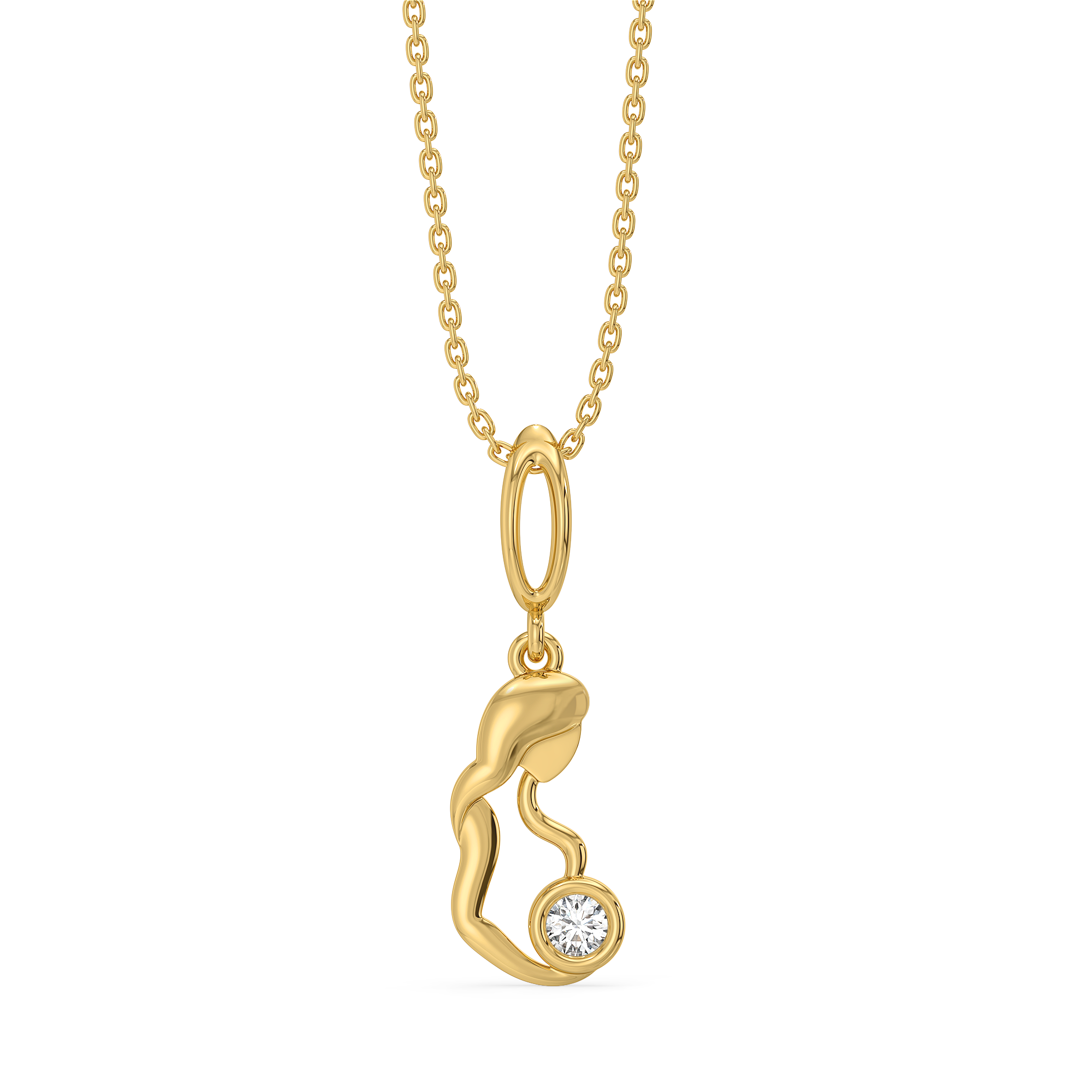 Warm Embrace - Lab Diamond Pendant