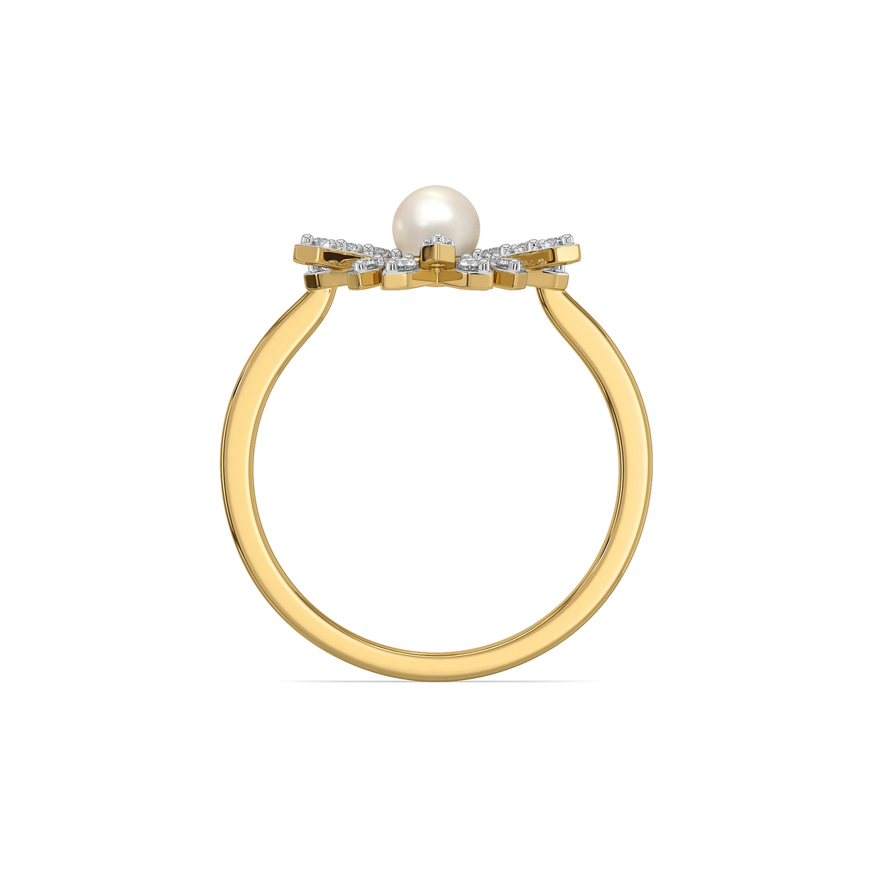 Crystal Pearls - Lab Diamond Rings