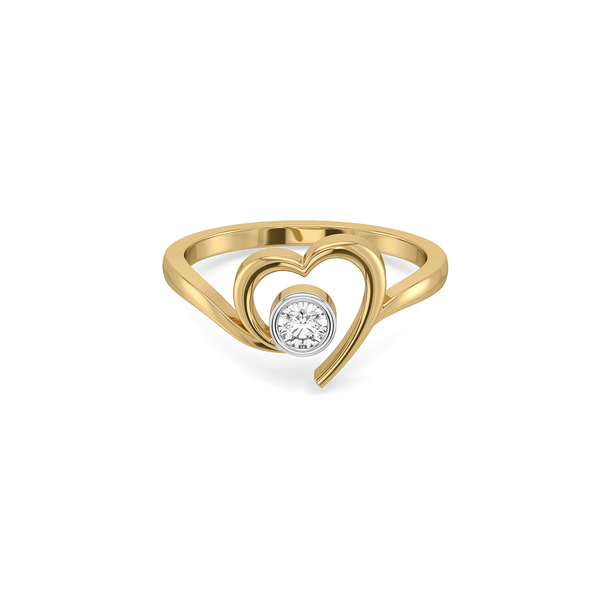 Your Heart 18k Gold Lab Grown Diamond Ring- Lukson