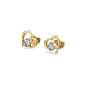 Lukson In Your Heart Lab Grown Diamond Stud Earrings