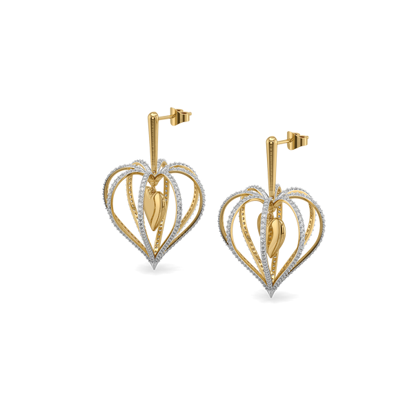 Lukson Wrapped in Love Lab Grown Diamond Drop Earrings