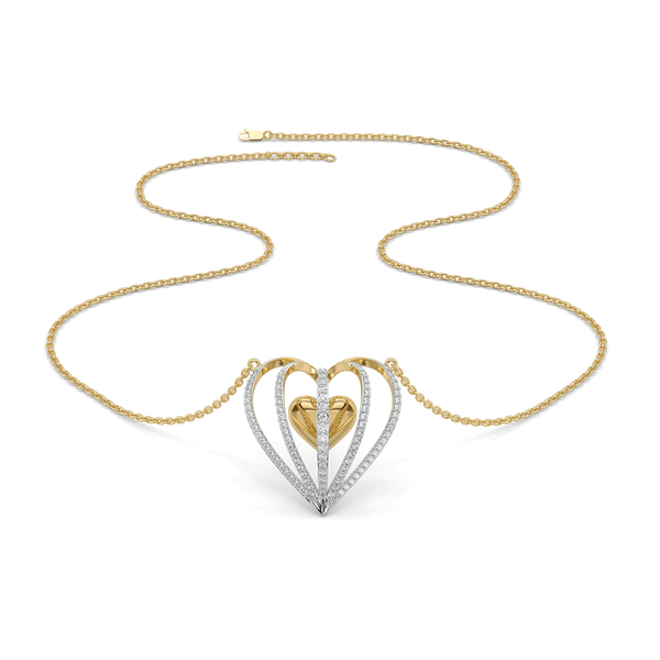 Wrapped in Love - Lab Grown Diamond Necklace - Lukson
