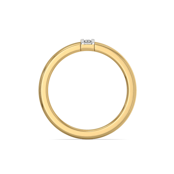 Secret Note 18k Gold Lab Grown Diamond Ring Online in India - Lukson