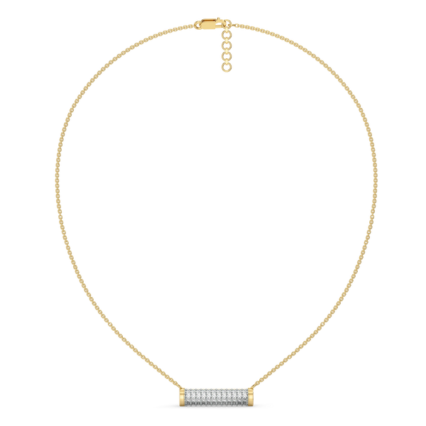 Love Bar - Lab Grown Diamond Necklace Online - Lukson