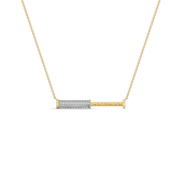 Love Bar - Lab Grown Diamond Necklace - Lukson