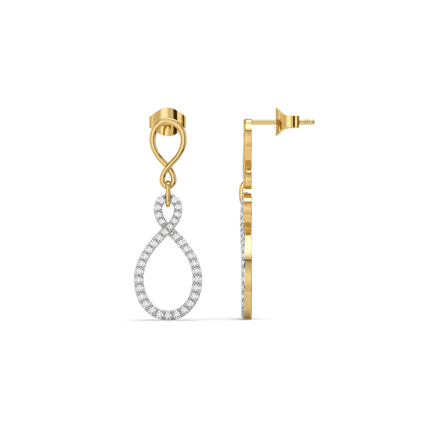 Lukson Endless You Lab Grown Diamond Drop Earrings Online
