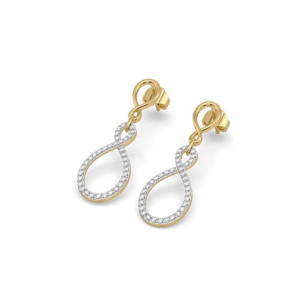 Lukson Endless You Lab Grown Diamond Drop Earrings for Women