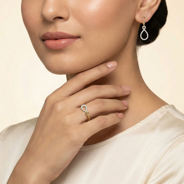 Endless You - Lab Diamond Drop Earrings