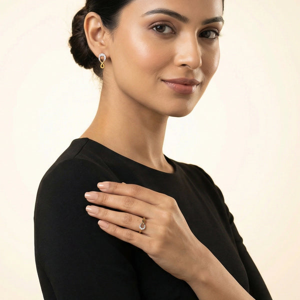 Lukson Endless You 18k Gold Lab Grown Diamond Ring for Women