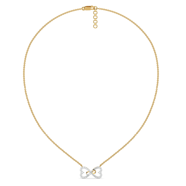 Infinite Us 18k Gold Lab Grown Diamond Necklace - Lukson