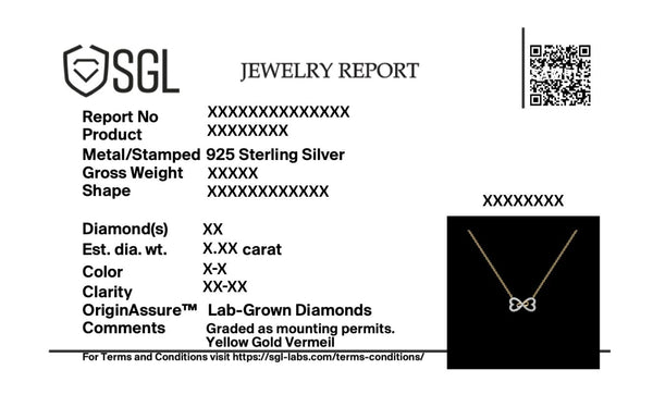 Infinite Us - Lab Diamond Necklace