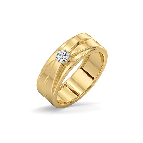Lukson Classic Lab Grown Diamond Couple Band Rings in India