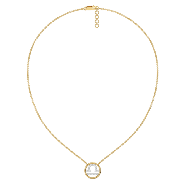 Libra Harmony 925 sterling silver - Lab Grown Diamond Necklace- Lukson