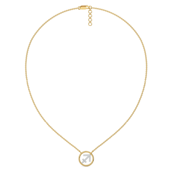 Lukson Sagittarius Trail Lab Grown Diamond Necklace for Women