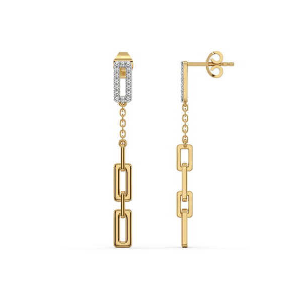 Lukson lab grown diamond stylish drops for women