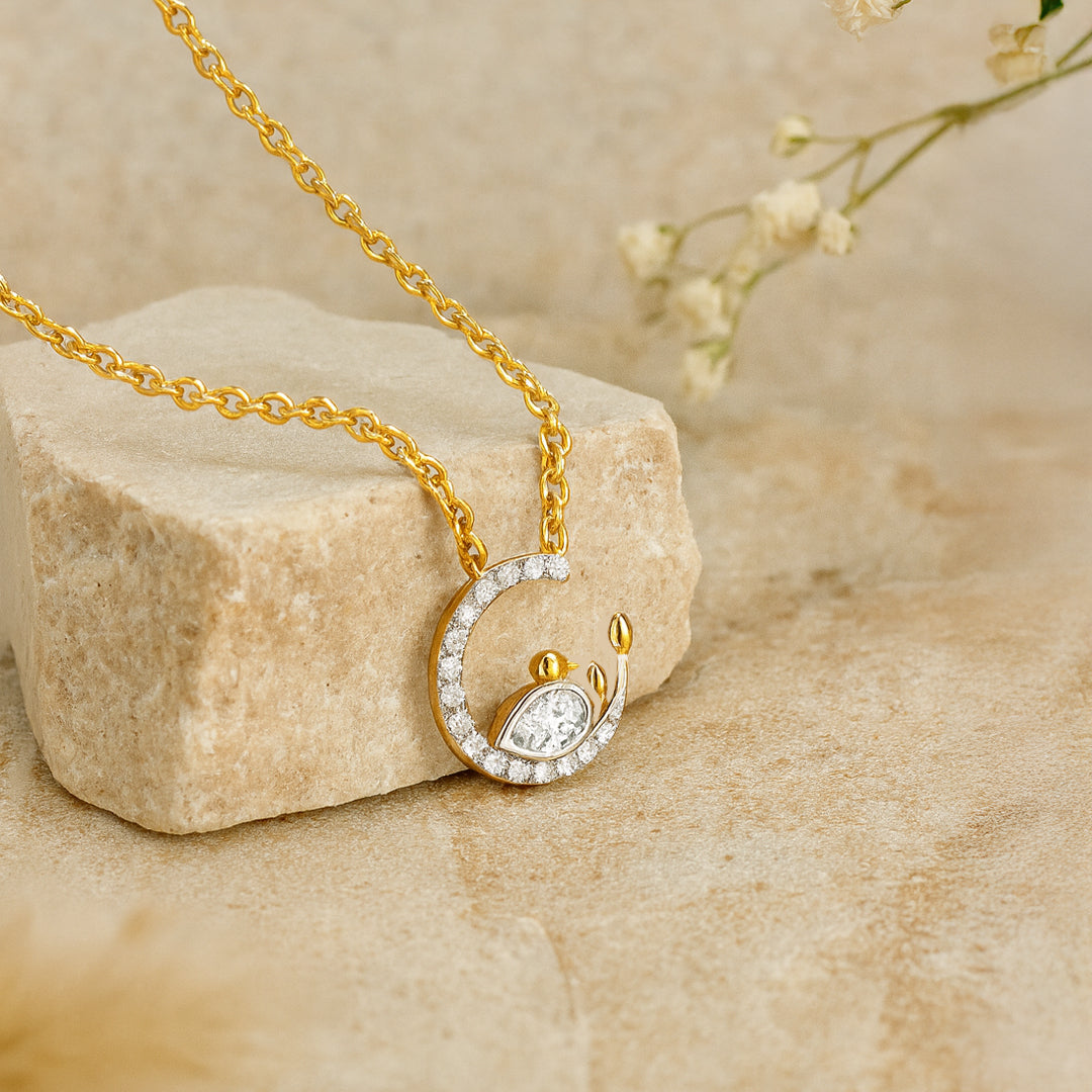 Nestled Bonds - Lab Diamond Necklace