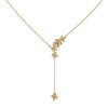 Petal Play - Lab Grown Diamond Lariat Necklace