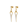 Lukson Rebel Drop 18kt Gold Vermeil Lab Grown Diamond Earrings for Women Online