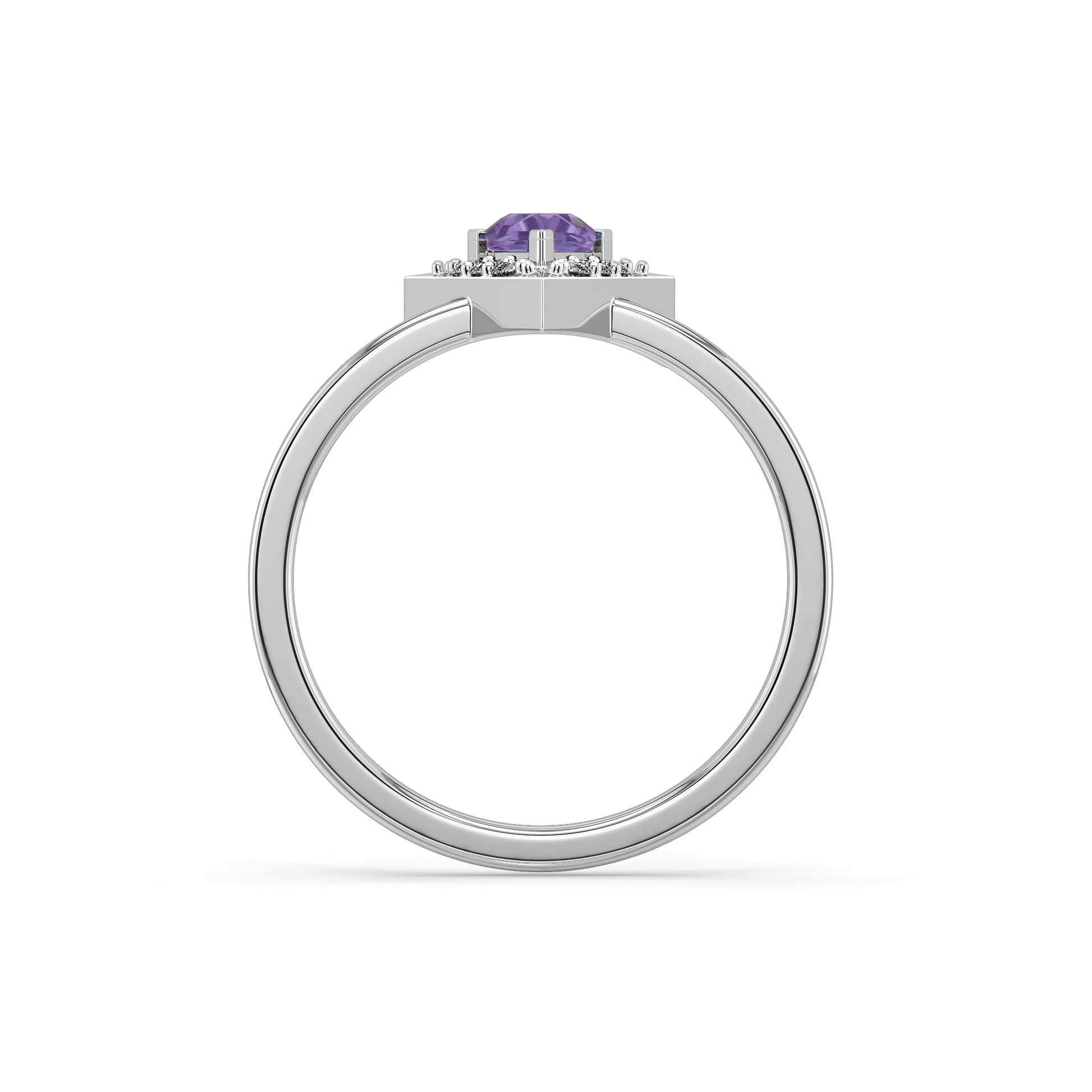 Ultra Violet Glow - Lab Diamond Ring