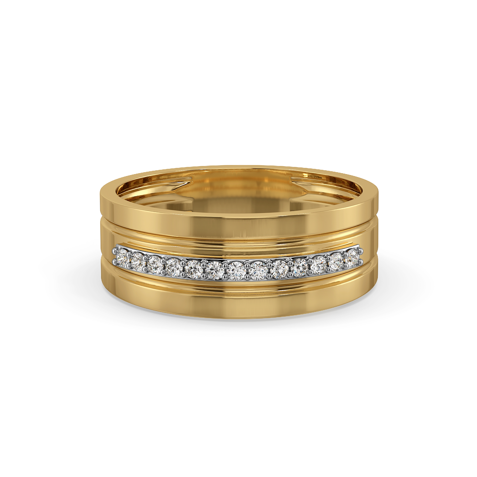 Powerline - Lab Diamond Men's Ring