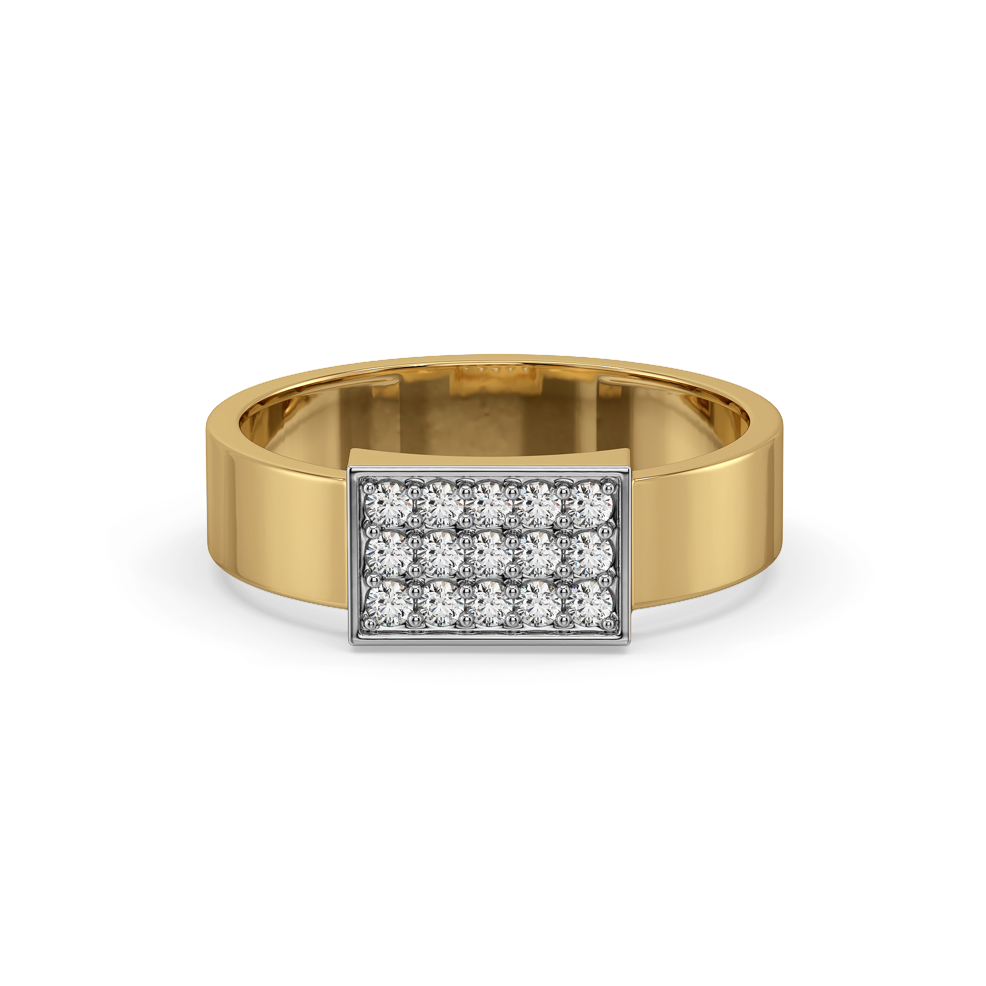 Solid Glint - Lab Diamond Men's Ring
