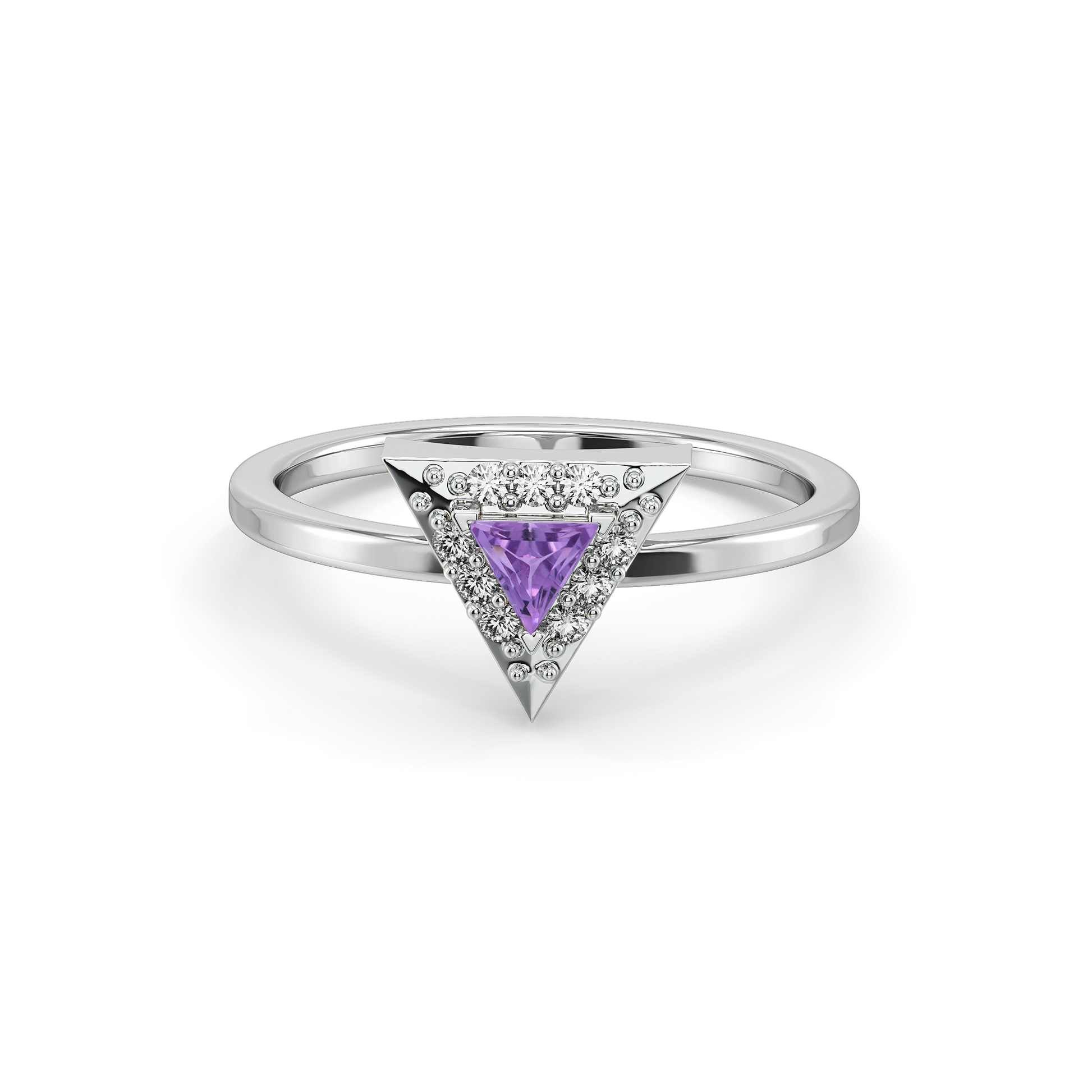 Ultra Violet Glow - Lab Diamond Ring