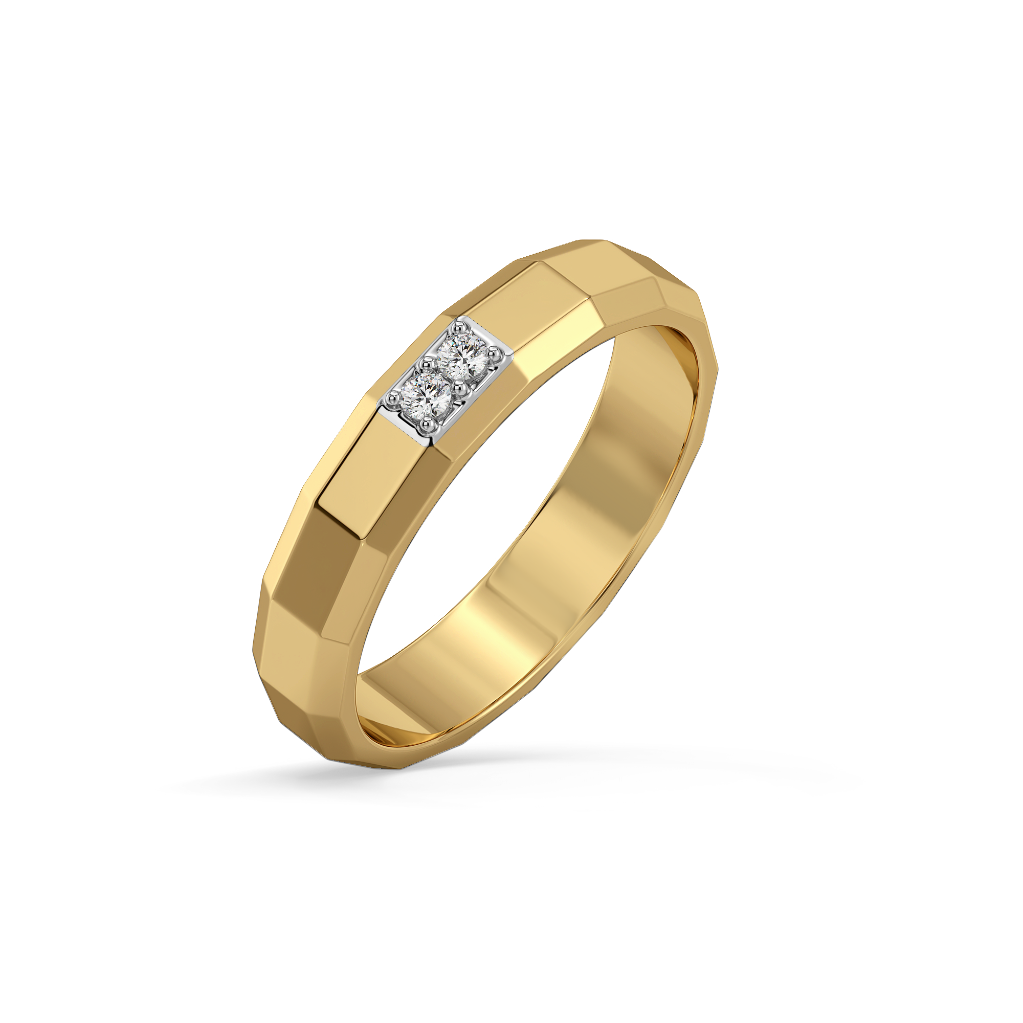 Masculine Edge - Lab Diamond Men's Ring