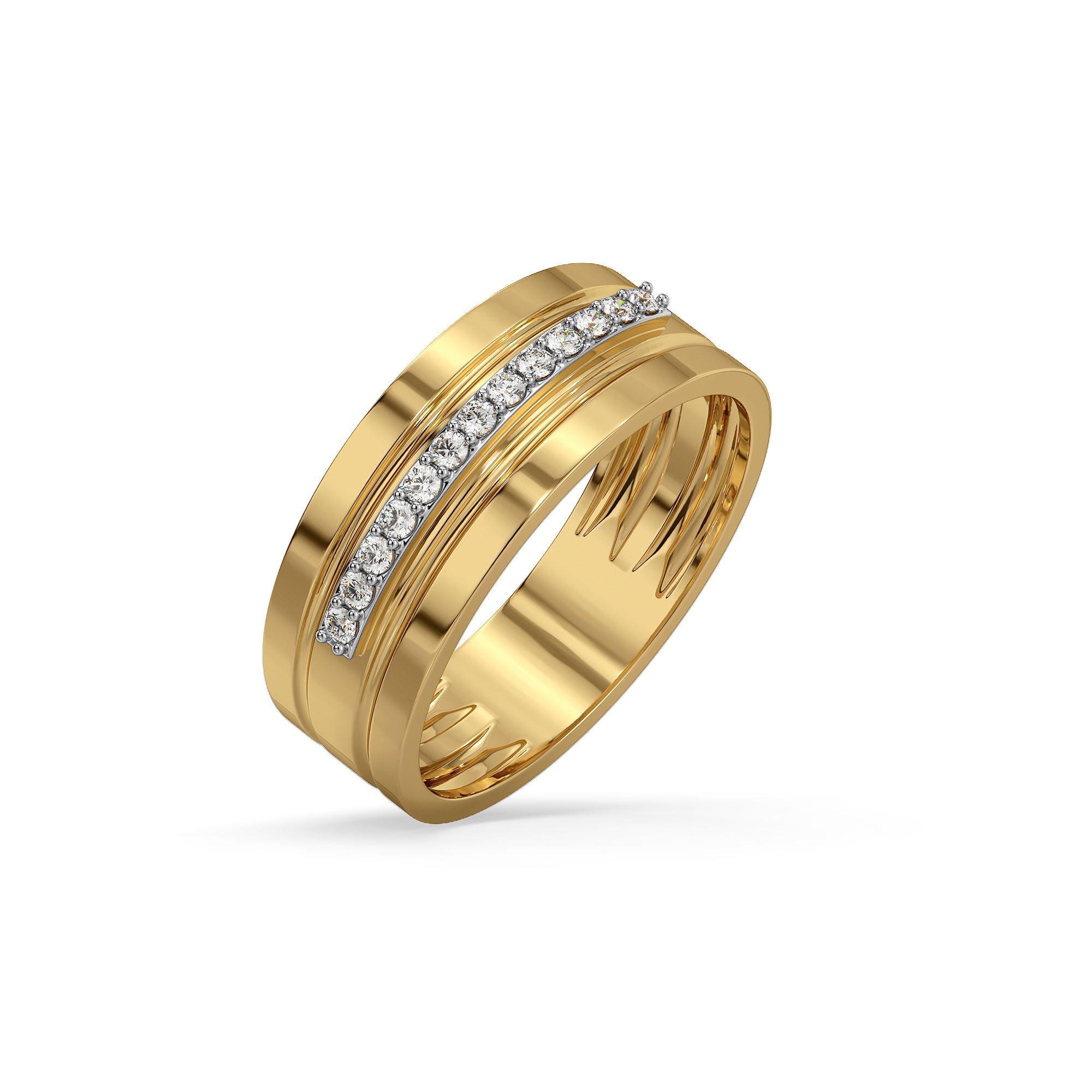 Powerline - Lab Diamond Men's Ring