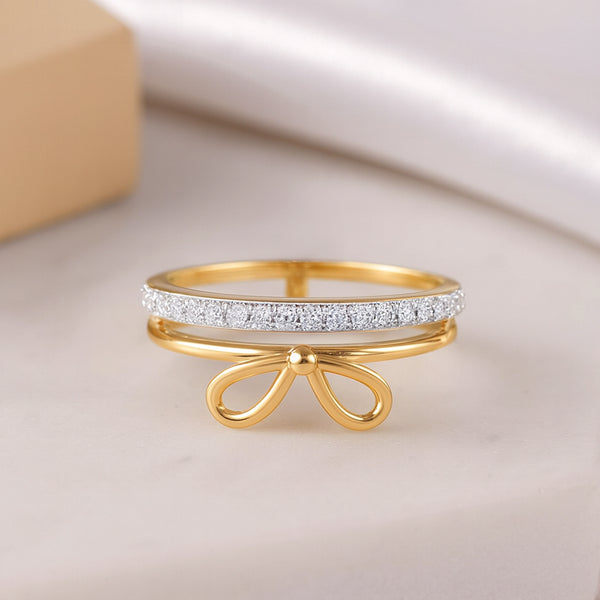 Lukson Ribboned Dreams Lab Grown Diamond Ring