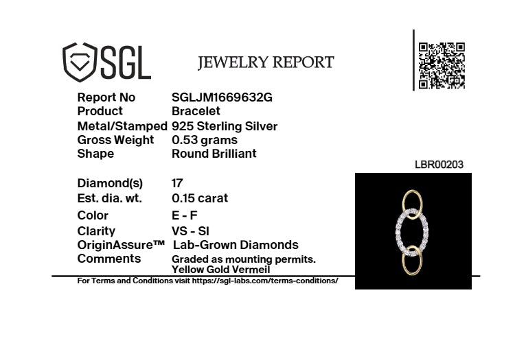 Link & Laugh – Lab Diamond BFF Bracelet