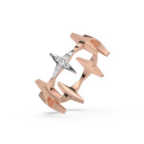 Lukson Starlight Lab Grown Diamond Band Ring for Women