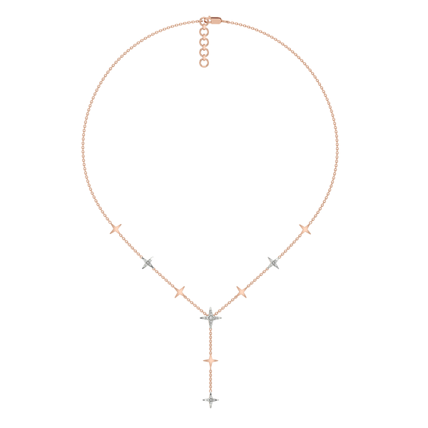 Starlight Sparkle - Lab Grown Diamond Chain Necklace for Women - Lukson